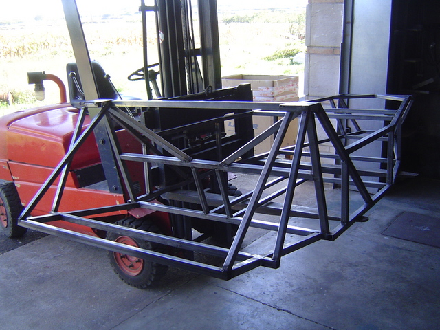 chassis rear at the beginning